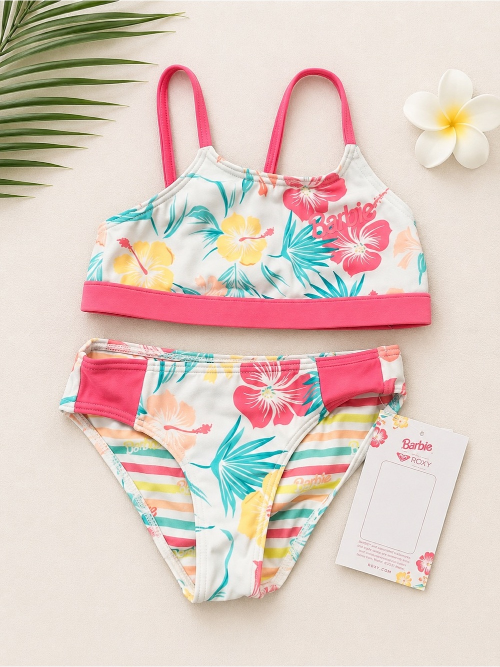 Roxy girls x Barbie Reversible Toddler Bikini!